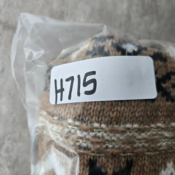 Sam Edelman Fair Isle Sweater XS Preppy Scoop Back Wide Sleeve Holiday Loose Top - Picture 12 of 12